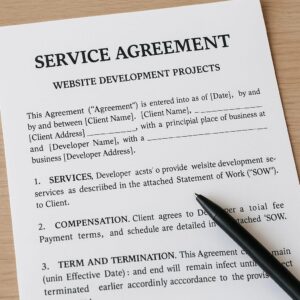 Service Agreement for Web Development Projects